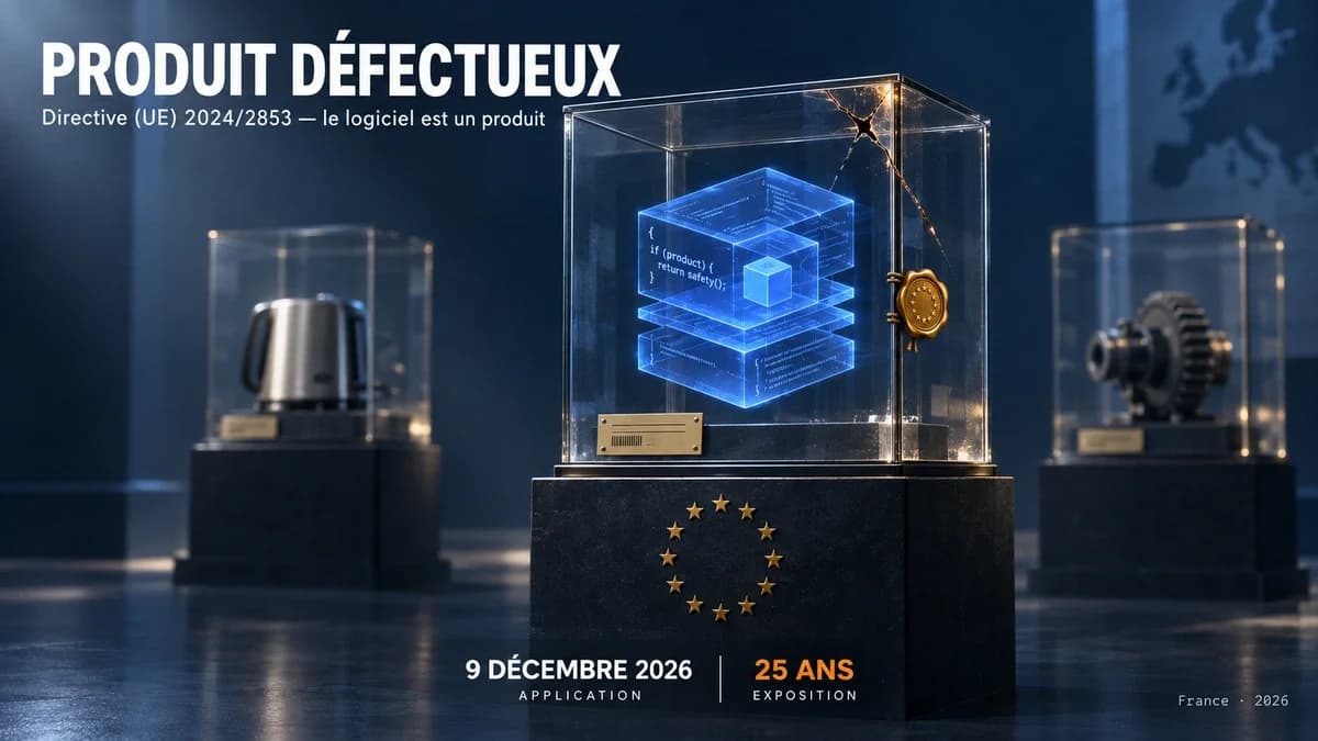 Le 9 décembre 2026, votre logiciel devient un « produit défectueux » (et votre clause de limitation de responsabilité ne vaudra plus rien)
