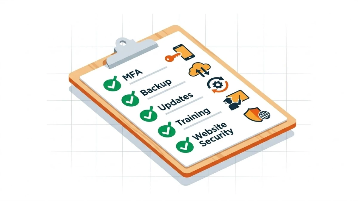 Checklist cybersécurité pour protéger son entreprise