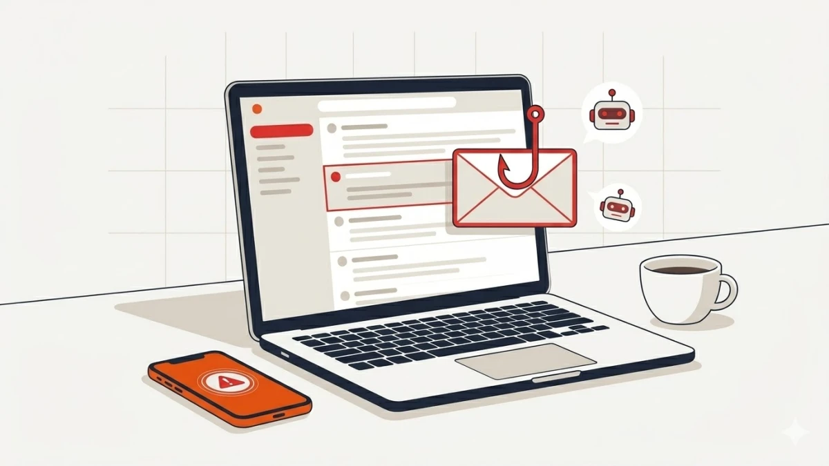 Email de phishing sophistiqué ciblant une PME