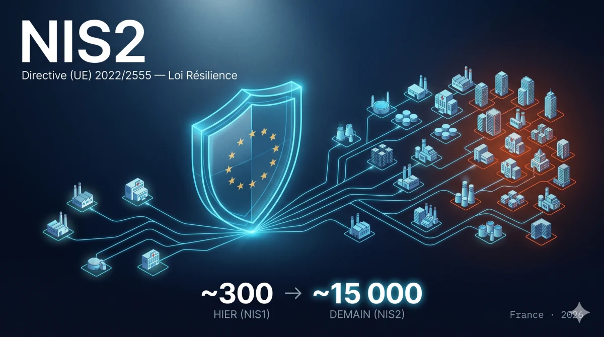 NIS2 et loi Résilience 2026 : 15 000 entreprises françaises concernées par la nouvelle cybersécurité réglementée